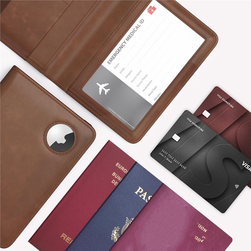 ABRT-Passport Holder With RFID - Leather Passport Cover 评论和价格
