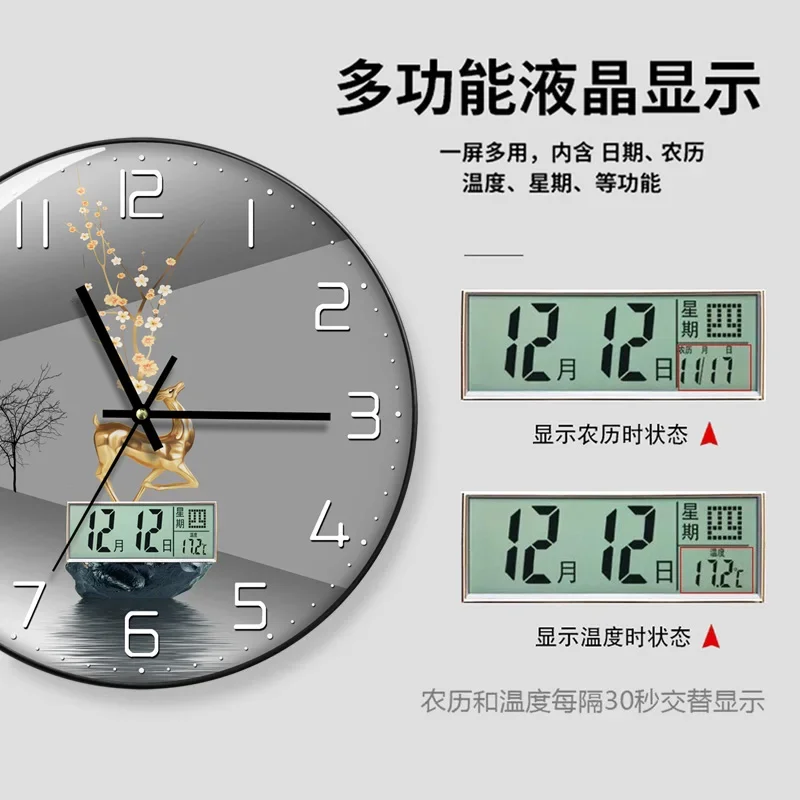 Watch Wall Clock Living Room w - Luxury Lifestyle Watches 评论和价格