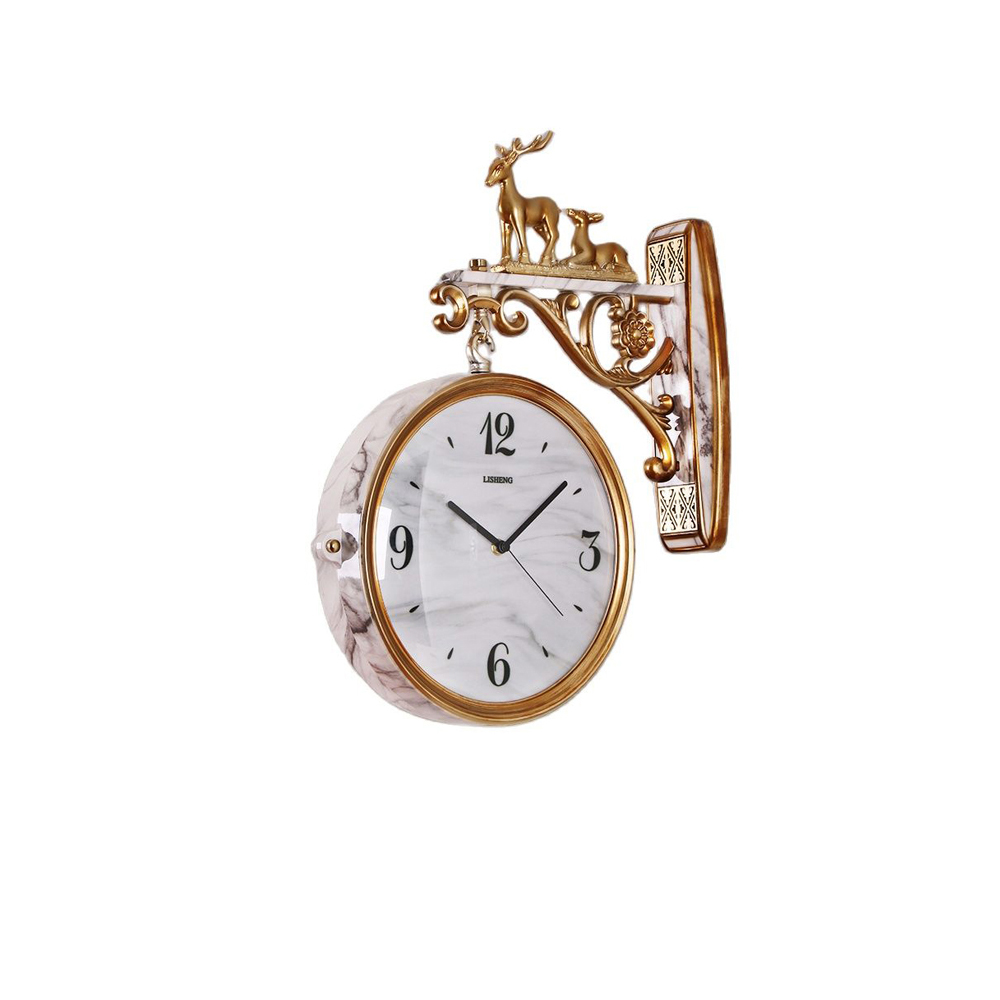 Double Sided Luxury Wall Clock - Luxury Lifestyle Watches 评论和价格