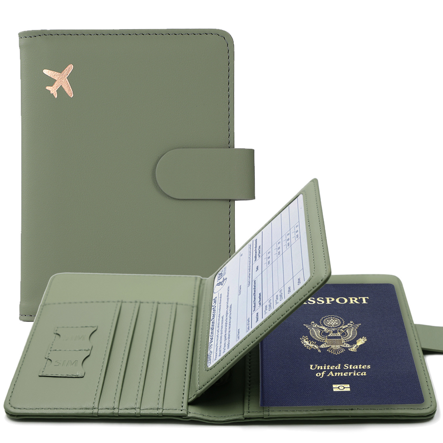 RFID Passport Cover Case Passp - Leather Passport Cover 评论和价格