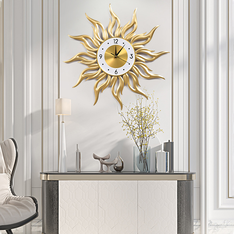 Nordic Gold Wall Clock Living  - Luxury Lifestyle Watches 评论和价格