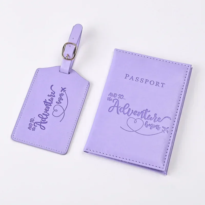 New Purple PU Leather Passport - Leather Passport Cover 评论和价格
