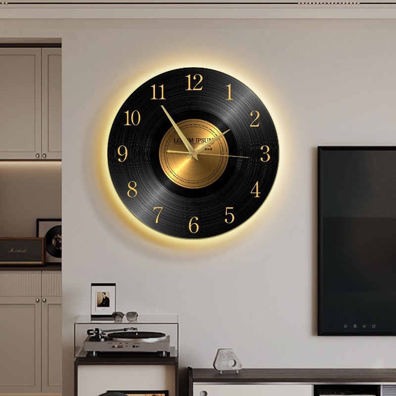 Vintage Wall Clock with Light  - Luxury Lifestyle Watches 评论和价格